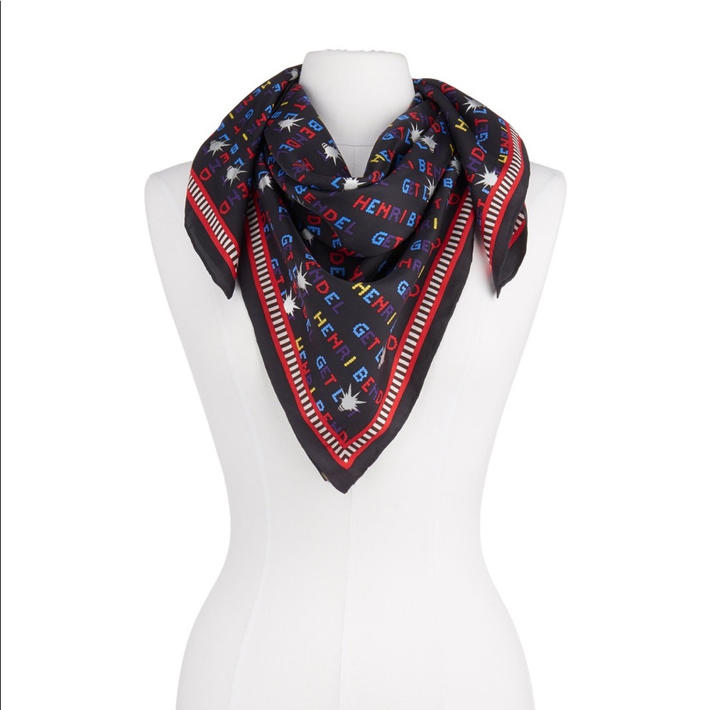 Brand New Henri Bendel Silk Scarf